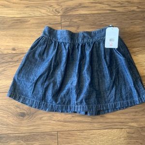 Chambray/denim skirt